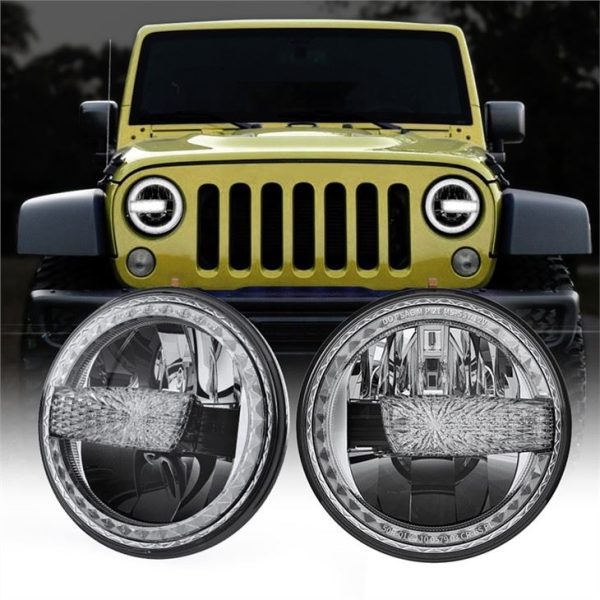 07-17 Jeep Wrangler Wrangler Cheksiz Mototsikl DOT E-markasi uchun 7 dyuymli faralar tasdiqlangan faralar