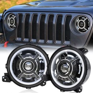 Xitoy Morsun Jeep Wrangler JL uchun eng yangi 9 faralar