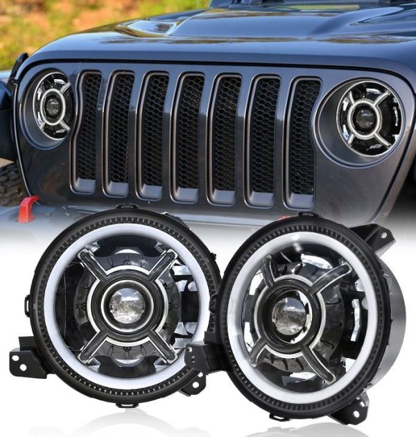 Xitoy Morsun Jeep Wrangler JL uchun eng yangi 9 faralar